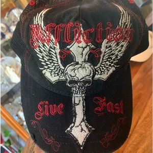 Rare Original Affliction vintage trucker style hat